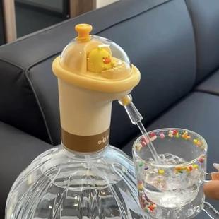 水电动压水器纯净饮水机矿泉水泵吸水全自动出水 小黄鸭抽水器桶装