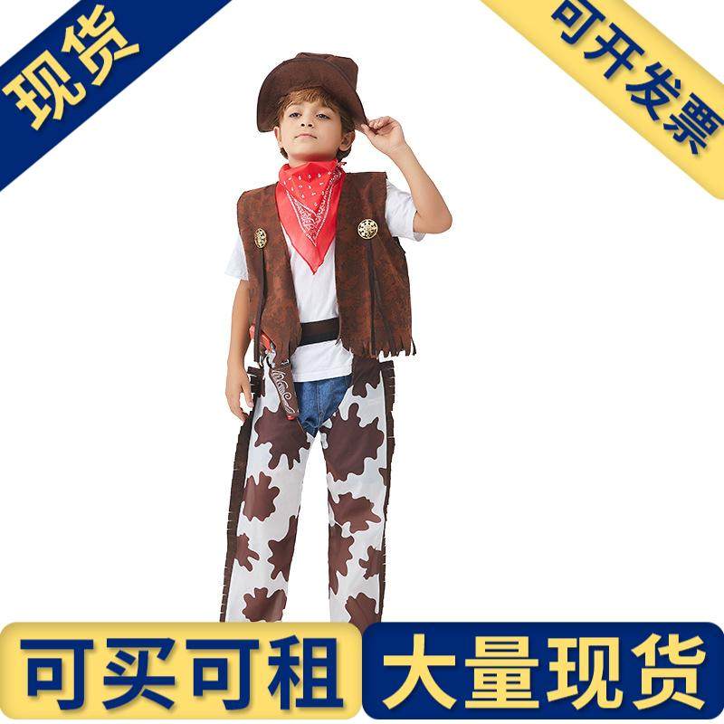 【现货】儿童西部男牛仔服装