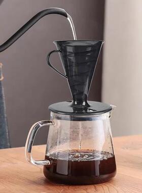 Tarachine同款螺旋手冲咖啡滤杯V30滴漏式1人份AS树脂锥形甜筒杯