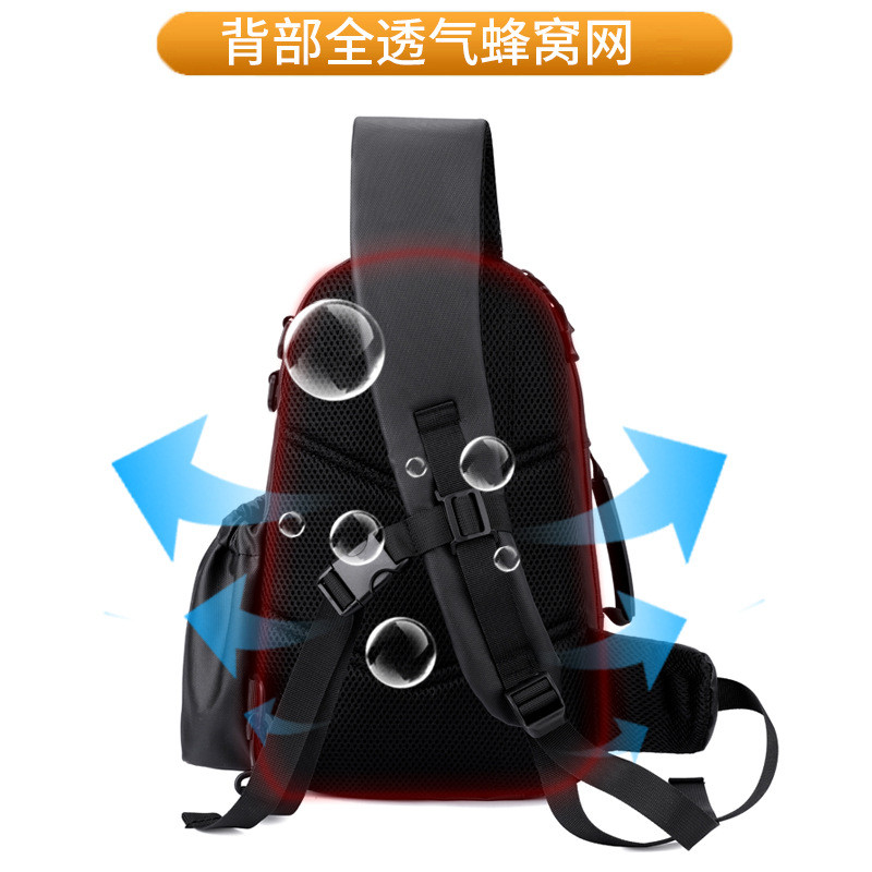 路亚包多功能单肩背包防水加厚大容量户外垂钓装备收纳包钓鱼包