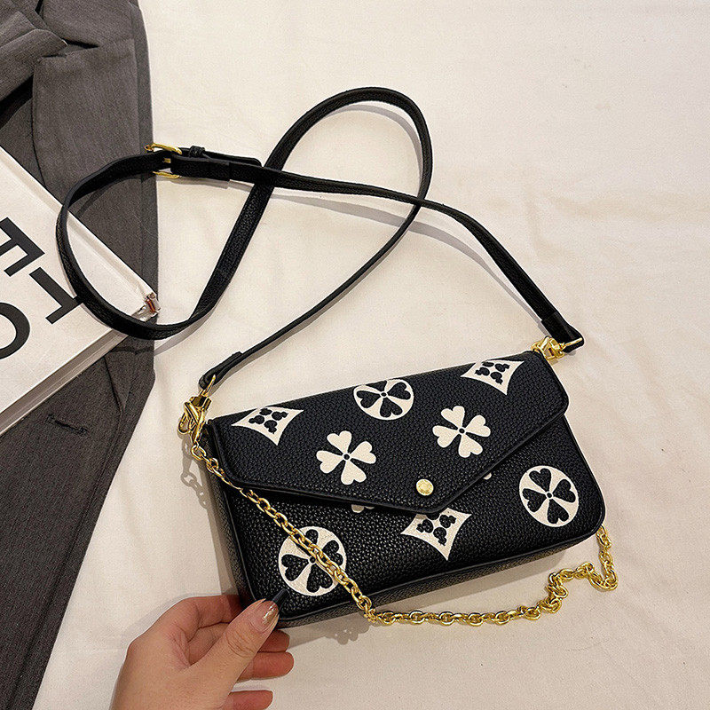 小众设计链条包包女2025新款时尚斜跨高级感单肩信封腋下包,箱包皮具/热销女包/男包,小方包,淘宝优惠券,粉丝福利购,淘宝优惠卷