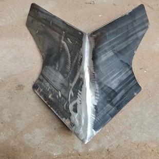 微耕机专用开沟起垄犁铧开沟犁后置加厚自己改装老式犁铧小梨厂家
