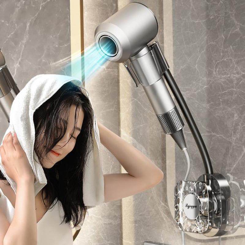 收纳架懒人免打孔懒人支架卫生间吸盘吹风机置物架浴室风筒旋转架,家庭/个人清洁工具,吹风机置物架,淘宝优惠券,粉丝福利购,淘宝优惠卷