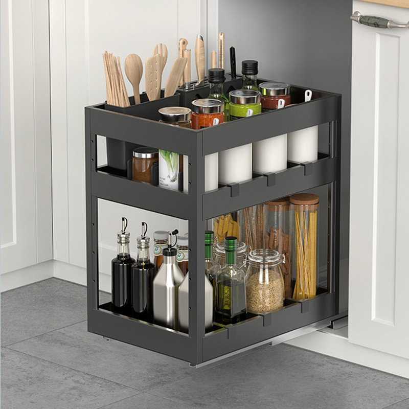 浅拉篮300 350 420深150橱柜调味篮200拉拦250抽屉式400浅柜拉蓝