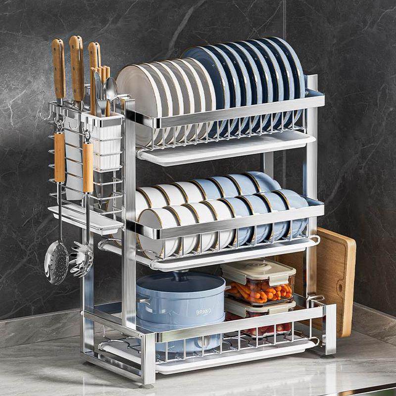 碗柜家用碗盘收纳架放碗架多功能碗筷收纳盒厨房置物架碗碟沥水架,厨房/烹饪用具,碗架,淘宝优惠券,粉丝福利购,淘宝优惠卷
