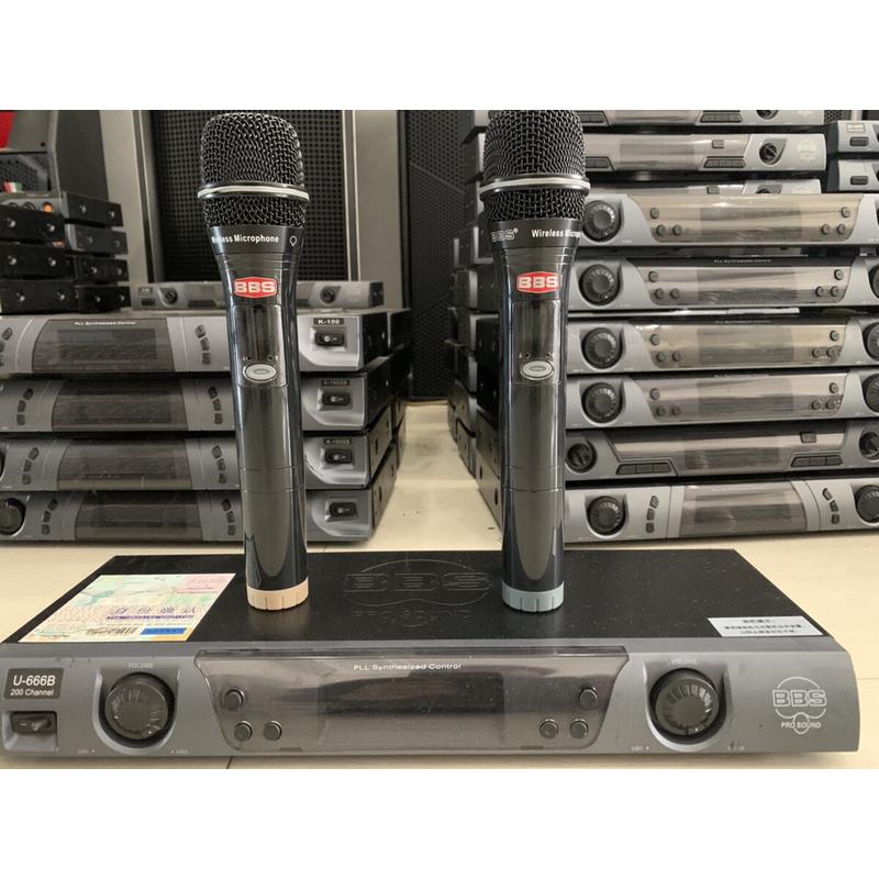 2手 BBS U-666B 666D 4100 K100 S320原装无线话筒 KTV麦克风