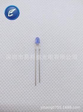 3mm矮圆头无边透明蓝发蓝蓝无极  发光二极管 厂家直销 品质保障