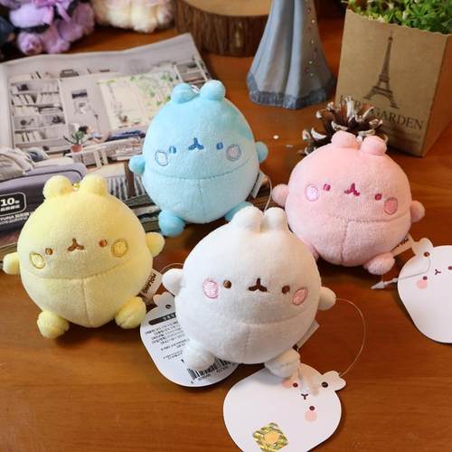 日韩订单正版 txt 休宁凯 molang土豆兔玩偶可爱毛绒娃娃包挂件