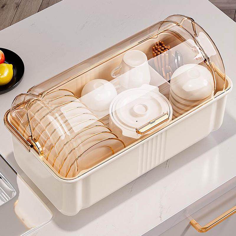 置物架家用2024沥水带盖子碗盘放碗收纳盒厨房新款碗碟收纳架碗柜,厨房/烹饪用具,碗架,淘宝优惠券,粉丝福利购,淘宝优惠卷