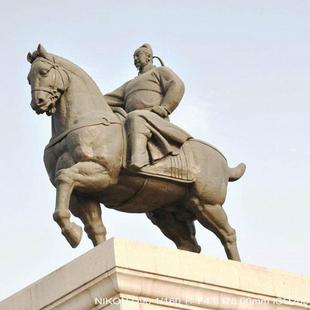 定制隋唐人物李世民雕像定做唐太宗雕塑订玻璃钢唐玄宗塑像摆件