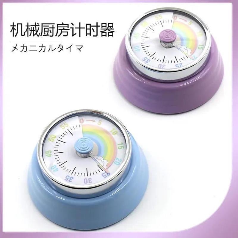 厨房定时器专用可视化时间管理机械计时器闹钟倒计时提醒器带磁吸