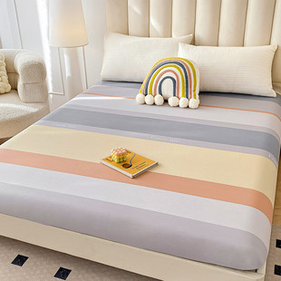 100%棉质学生儿童单人0.9米1.2m床罩一米五床垫套单床笠纯棉全棉