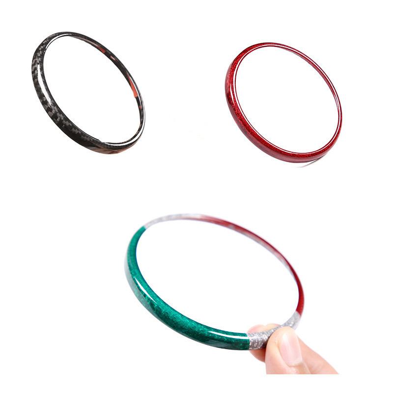 适用于20款阿尔法·罗密欧Giulia/Stelvio后标志圈 碳纤维改装