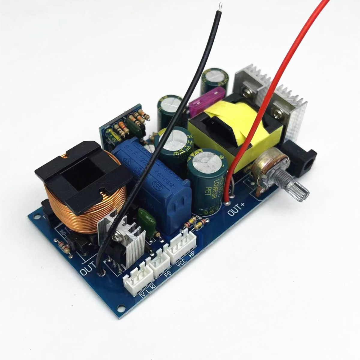 电子管升压器DIY套件 锂电池一体电路板 12V16.8V脉冲逆变器主板