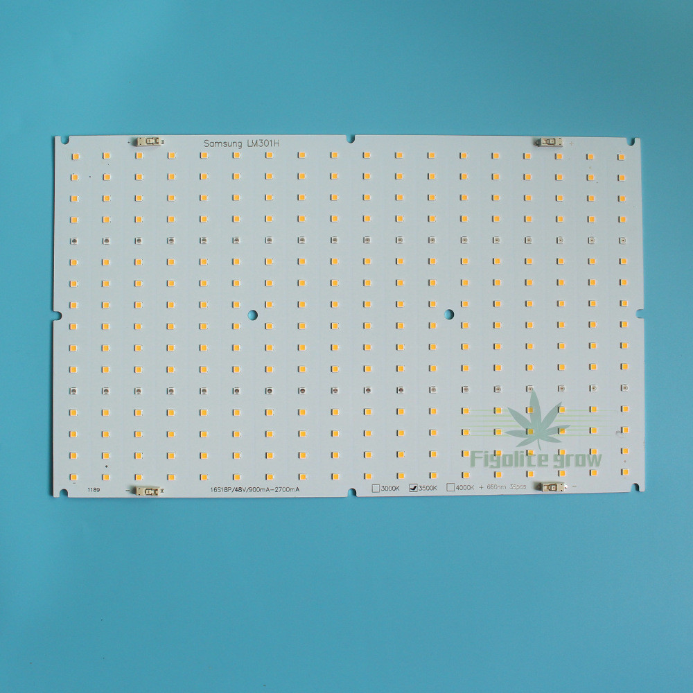 DIY 植物灯 园艺灯光源 LM301H 量子板 288颗 mix 660nm uv ir