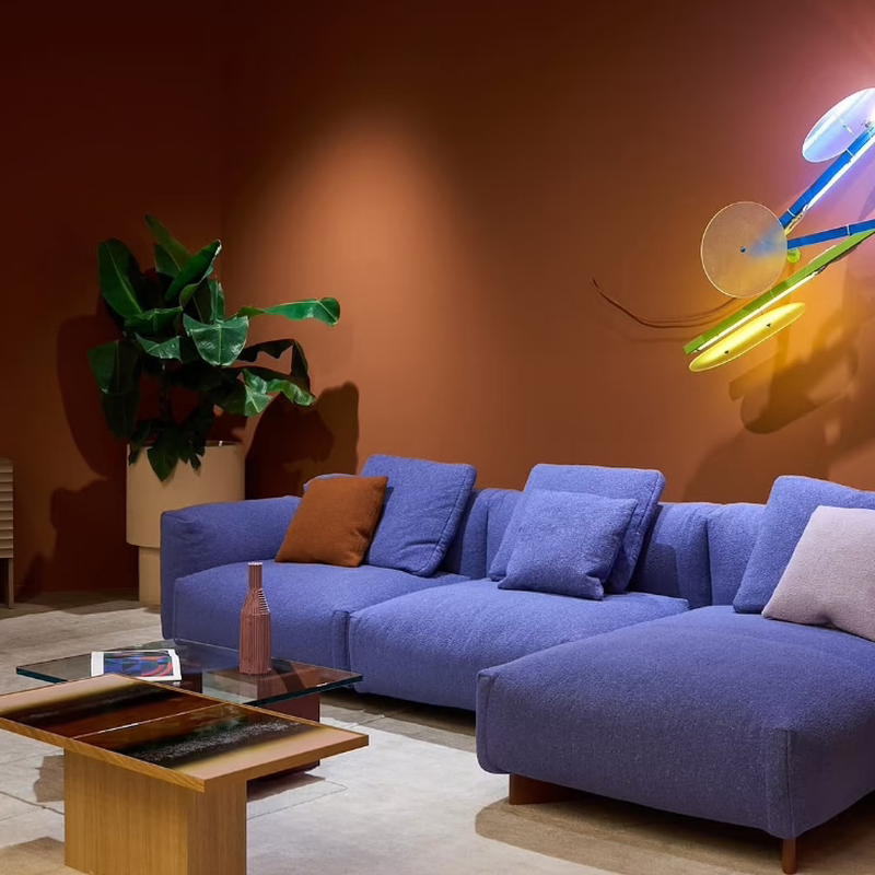 Moroso2025Cuadra布艺羽绒模块组合北欧诧寂风中古小户型客厅沙发