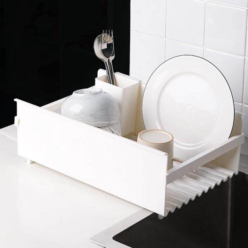 日系纯白碗架沥水架厨房家用碗碟架置物架台面整理碗筷餐具收纳架,厨房/烹饪用具,碗架,淘宝优惠券,粉丝福利购,淘宝优惠卷