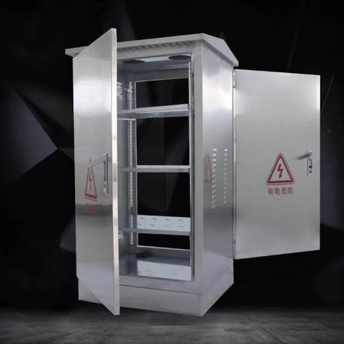 甄选不锈钢室外配电箱网络机柜户外防水监控设备柜防雨弱电功放交