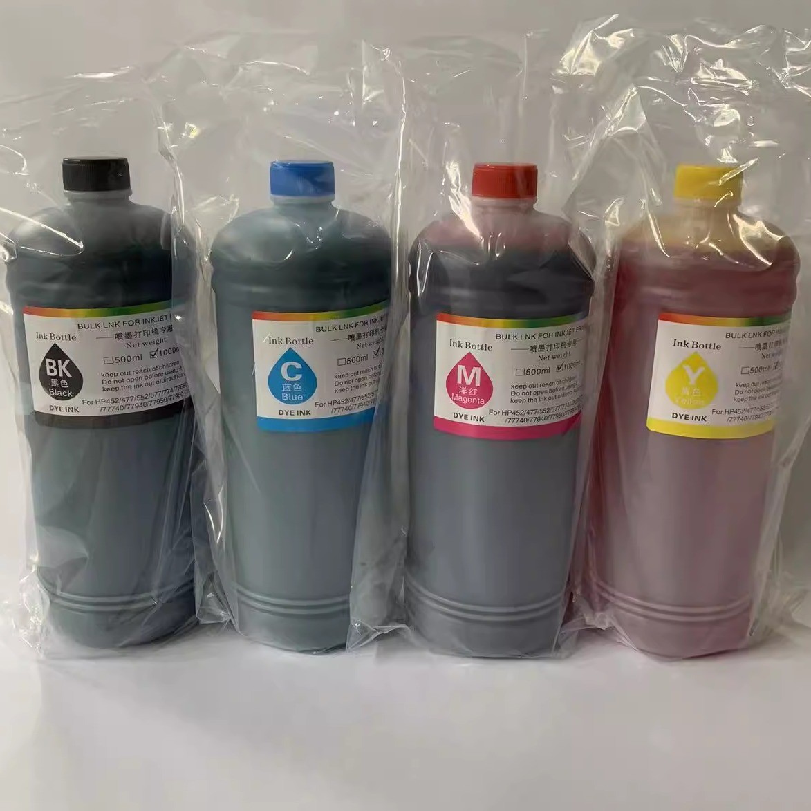 惠普页宽机打印机连供专用墨水 HP77650 77660 77940 77740 77960