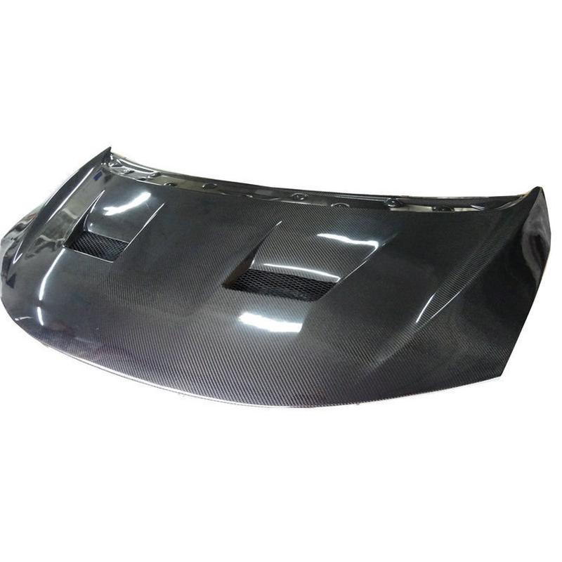 专用于14新飞度GK5 JS款碳纤机盖 JS款GK5碳纤引擎盖 W款车头盖
