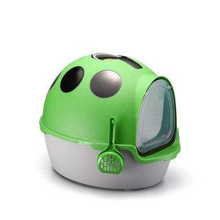 厂家直供宠贝贝七星瓢虫大号封闭式 猫砂盆宠物猫厕所猫屋批发