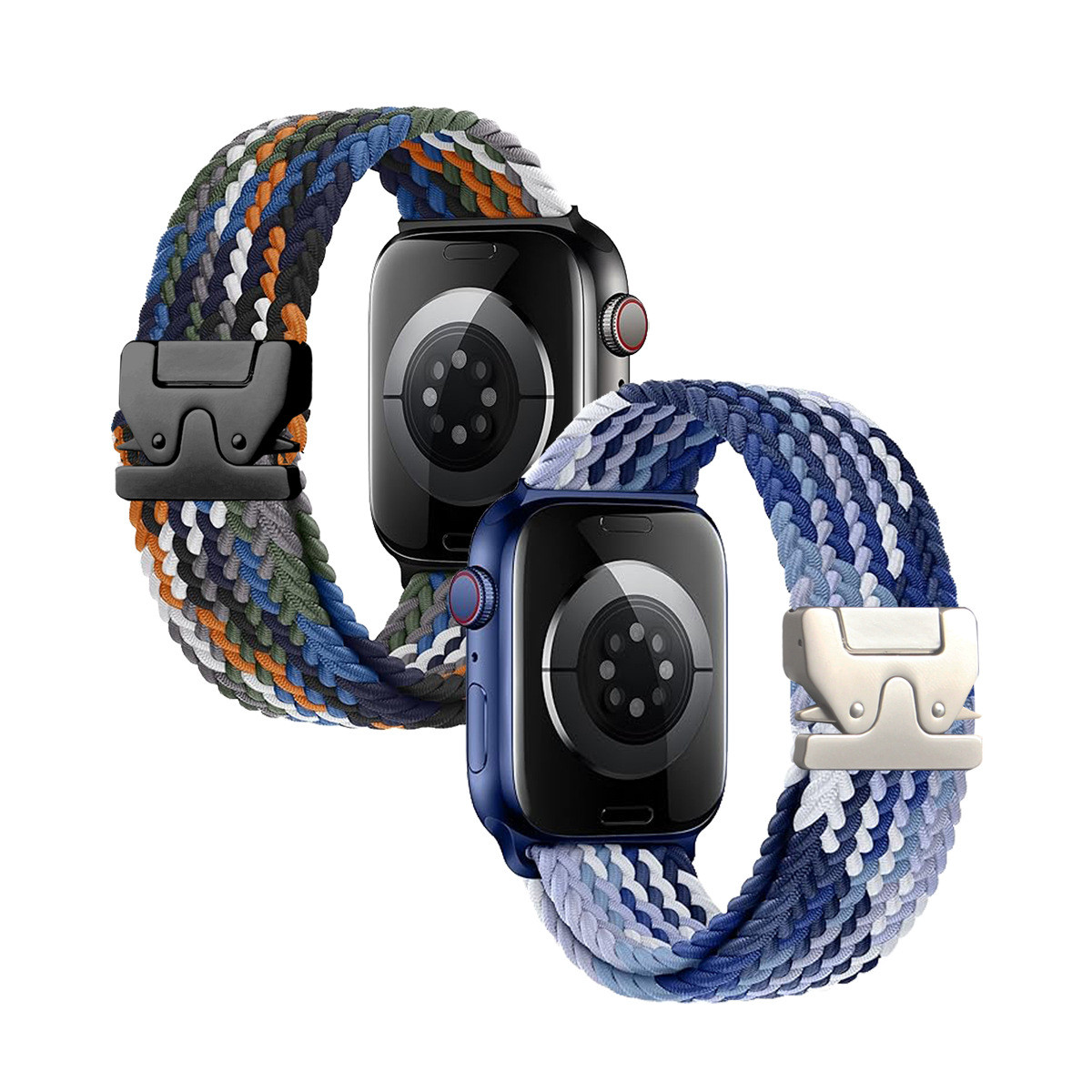 适用苹果series10手表带42mm46降落伞表扣applewatchultra2新表带