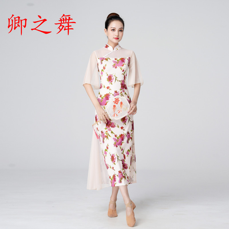 轻奢高货卿之舞中国风改良旗袍碎花连衣裙多情种收腰新式古典民族