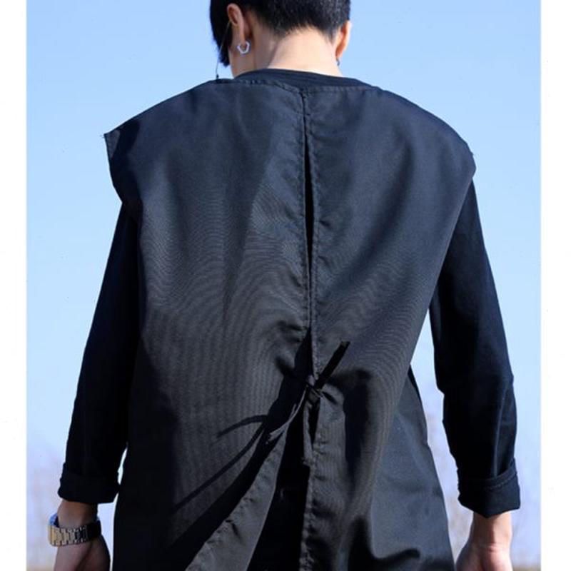 高档罩男女时尚马甲餐饮家用衣无袖围裙防水防油厨房工作服定制印