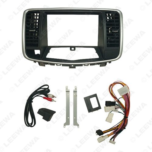 适用08-12款日产天籁9寸车载影音大屏导航改装框改装电源线协议盒