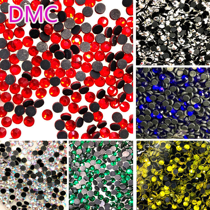 跨境新款DMC烫钻圆形胶底平底钻服装烫钻diy饰品配件厂家直销35色,饰品/流行首饰/时尚饰品新,其他DIY饰品配件,淘宝优惠券,粉丝福利购,淘宝优惠卷