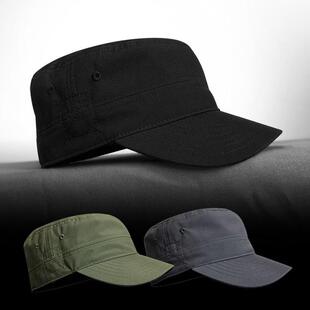高档男速干透气女士小头围平顶帽春夏休闲男士鸭舌帽潮帽