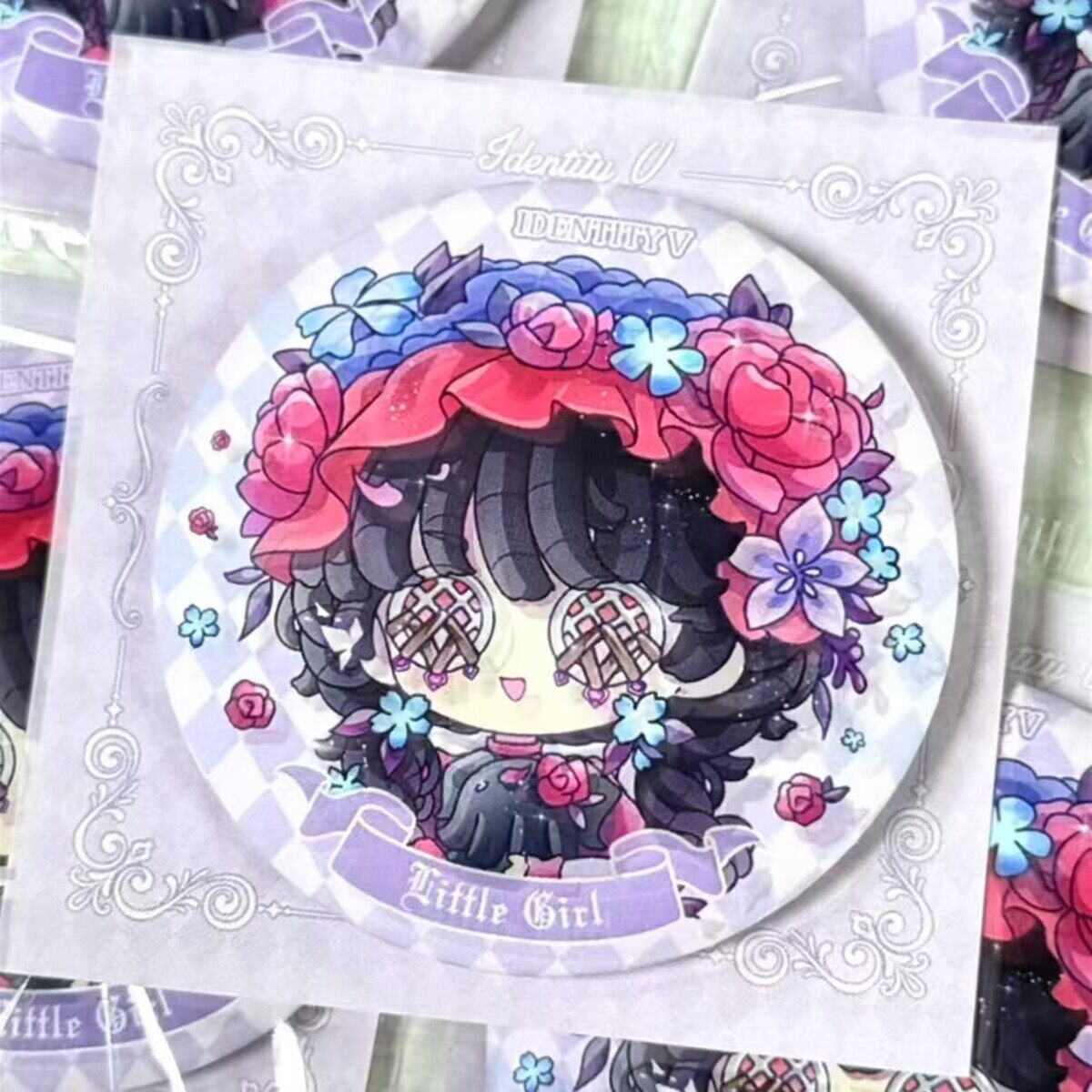 新款第五人格周边小女孩玩偶吧唧徽章马口铁同人谷子胸针送礼物