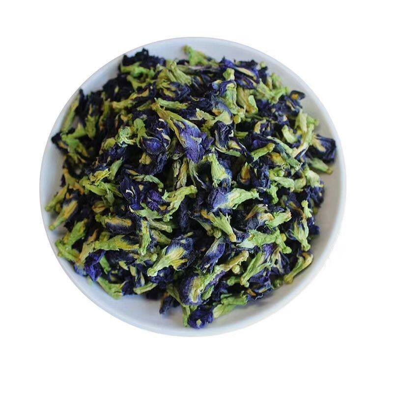 新货蝶豆花正品蓝蝴蝶花碟豆花干好在乎蝶豆花干花精挑新鲜干净