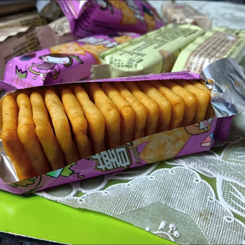 乐吧散称薯片零食非油炸混味装优惠组合焙烤食品500g
