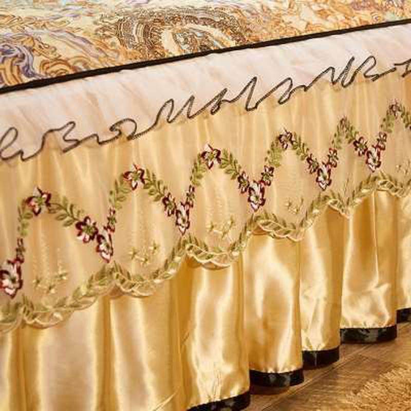 新款欧式床裙式凉席冰丝席三件套1.8m床可水洗机洗空调软席折叠席,床上用品,冰丝席,淘宝优惠券,粉丝福利购,淘宝优惠卷