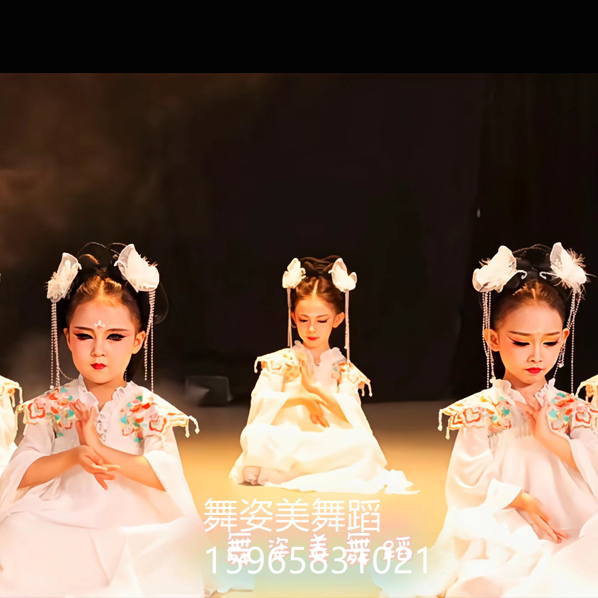 求点化白娘子演出服青城山下白素贞儿童汉服幼儿古典舞中国风表演