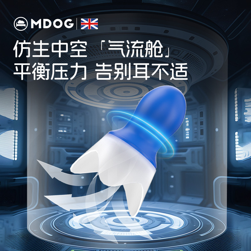 MDOG飞机耳塞减压航空专用男女坐飞机儿童降压降噪飞行隔音防耳痛