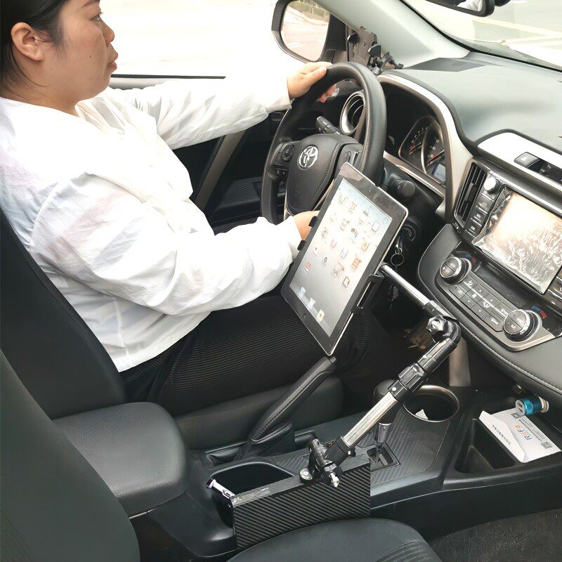 车载平板电脑支架主副驾车后座椅缝隙ipad多功能手机通用导航支架