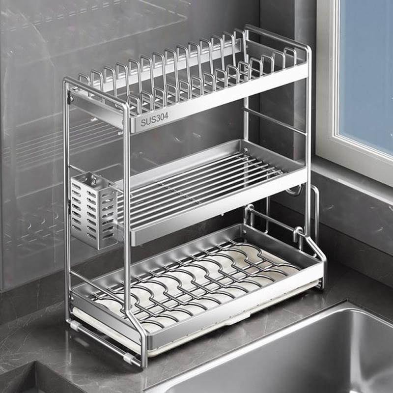 碗筷4厨房不锈钢30沥水架置物架盘放碗碗碟多功能收纳架家用碗架,厨房/烹饪用具,碗架,淘宝优惠券,粉丝福利购,淘宝优惠卷