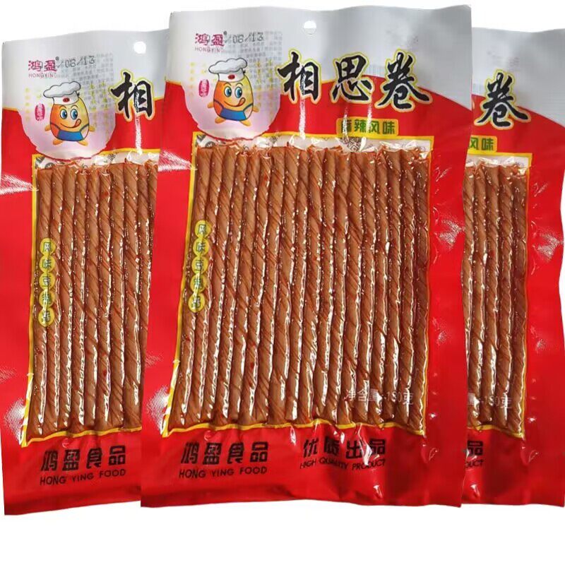 官方旗舰店80后休闲怀旧零食相思卷馋嘴卷辣条大辣片豆制品