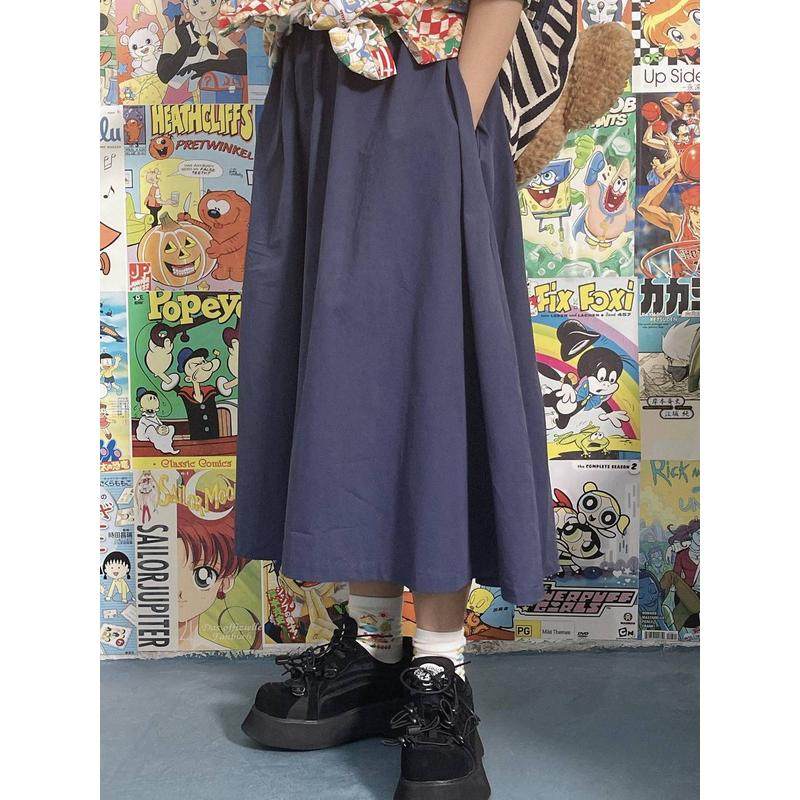 《每天都能穿的》工装百搭日系2023年夏季新款女a字裙,女装/女士精品,半身裙,淘宝优惠券,粉丝福利购,淘宝优惠卷