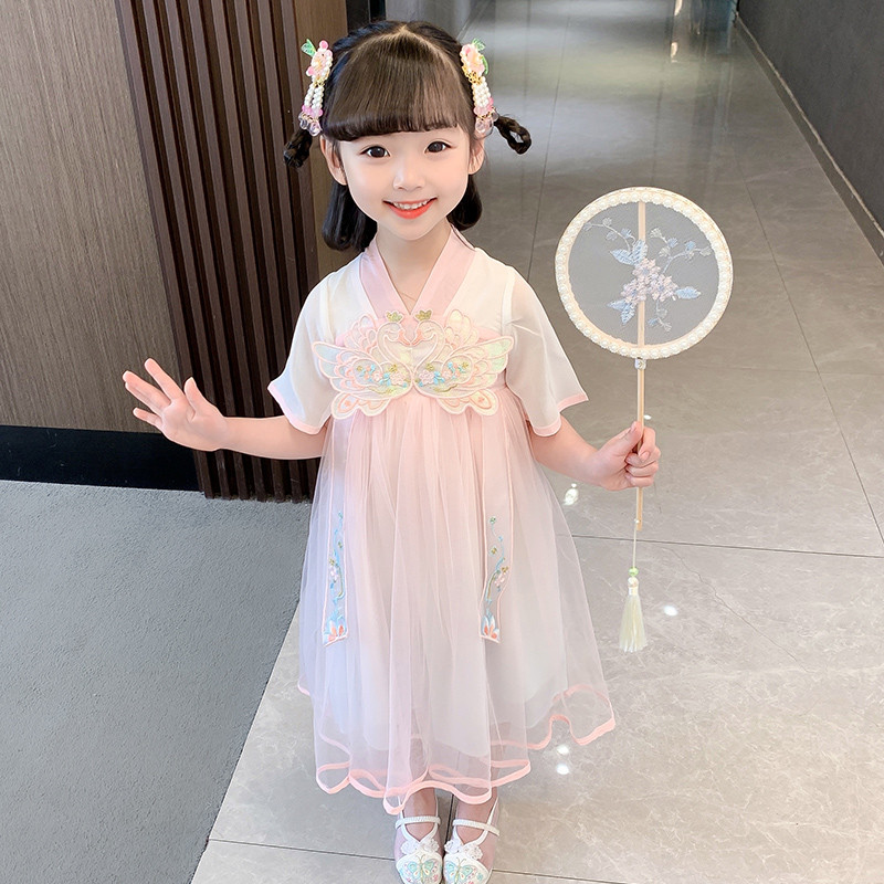 夏季儿宝宝夏装女孩小孩夏天表演裙