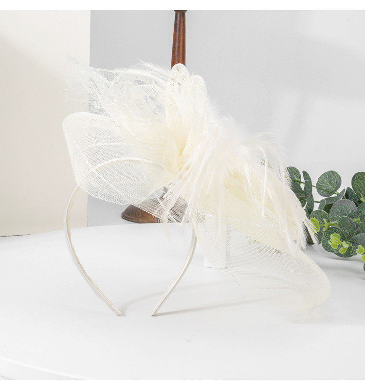 英式赫本复古黑色网纱小礼帽头饰女年会礼服舞台走秀表演帽子详情20