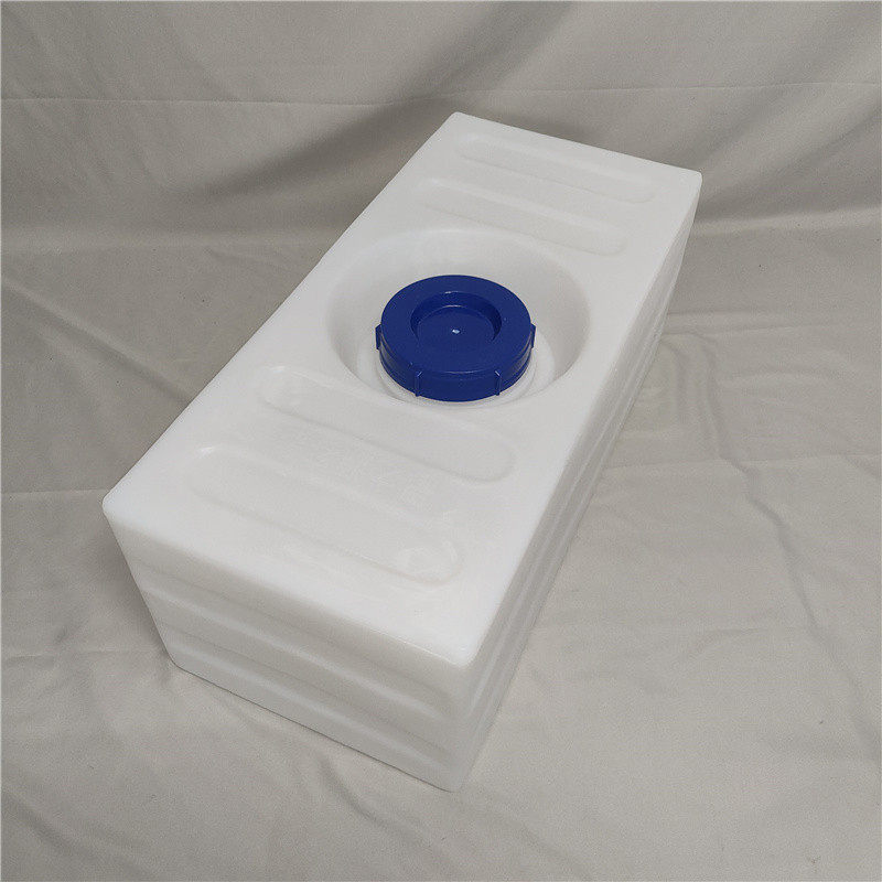 70升卧式带盖长方形水桶环卫车塑料冲水箱车载运输牛筋塑胶柴油桶