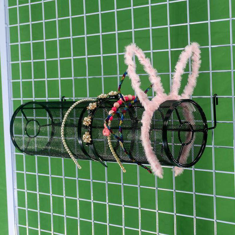 多孔货架壁挂式发箍头箍网格圆筒架洞洞板挂钩饰品架精品店网片板,商业/办公家具,饰品架/柜,淘宝优惠券,粉丝福利购,淘宝优惠卷