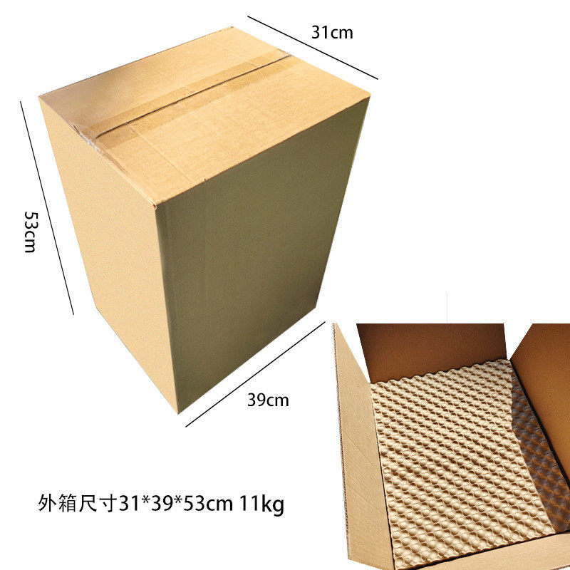 压泡牛皮纸可降解缓冲打包压泡状礼品纸箱填充包装原色泡泡牛皮纸
