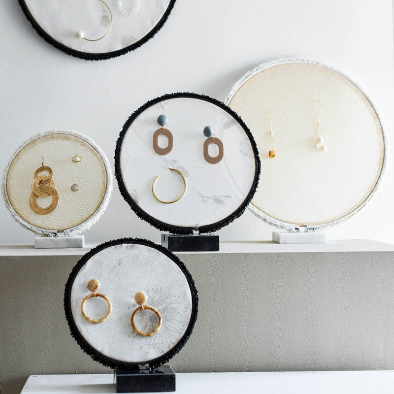 网纱首饰展示架 耳环架子饰品绣绷纱壁挂首饰收纳 摄影拍摄道具,饰品/流行首饰/时尚饰品新,首饰展示架,淘宝优惠券,粉丝福利购,淘宝优惠卷