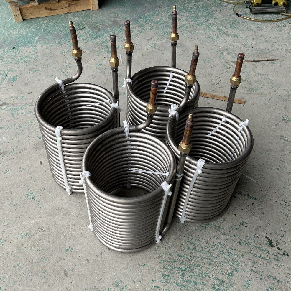 纯钛盘管换热器钛管蒸发器鱼池冷水机制冷机鱼缸海鲜工业钛冷凝器,清洗/食品/商业设备,蒸发器/吸热器,淘宝优惠券,粉丝福利购,淘宝优惠卷