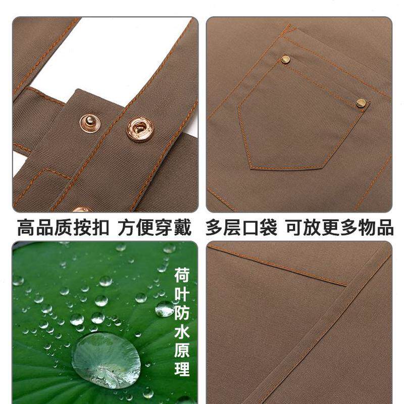 时尚女士围服腰背带家居专用围裙家用厨房式煮饭防水防油工作衣男