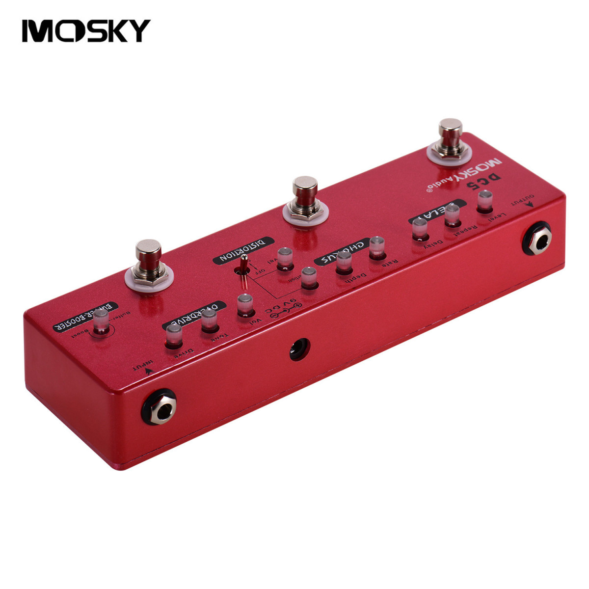 电商爆款 MOSKYAUDIO DC5 多合一效果器